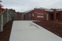 Concreting by the Gaffke's crew