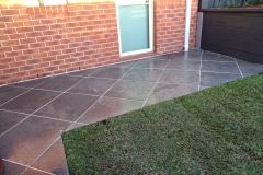 Natural granite paving, DNA certified Sir Walter Buffalo instant lawn